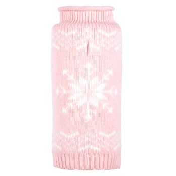 Snowflake Icy Pink Sweater
