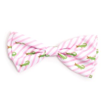 Stripe Alligators Bow Tie