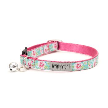 Watercolor Floral Cat Collar
