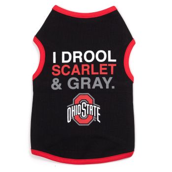 Ohio State I Drool Scarlet & Gray Tank