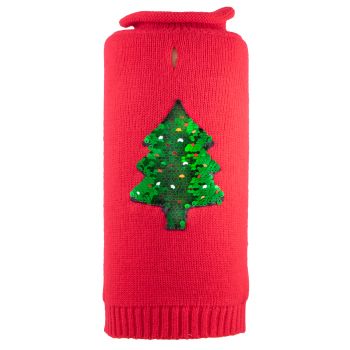 Reversible Sequins Tree Sweater