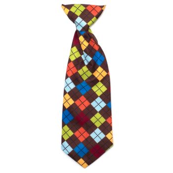 Autumn Argyle Neck Tie